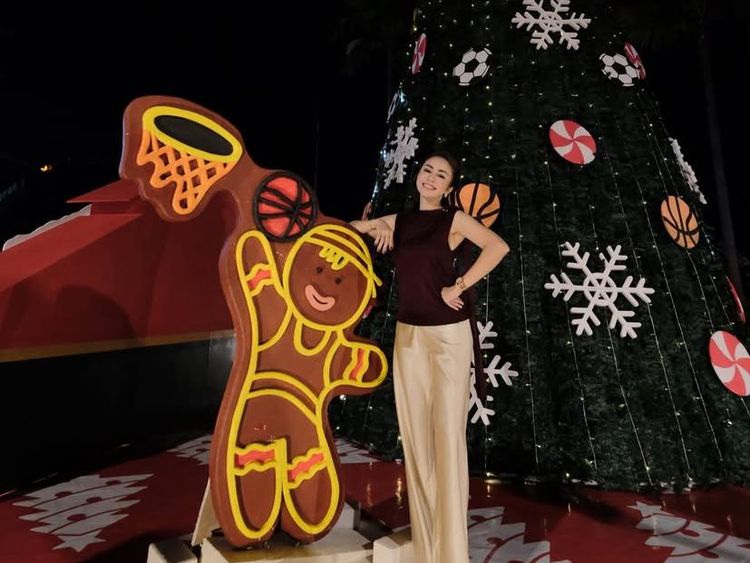 Intip Kemeriahan Momo Geisha Rayakan Natal dengan Kulineran di Dubai