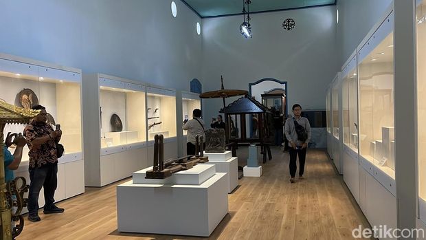 Museum Keraton Solo Kondisi Musuem Keraton Solo usai direvitalisasi yang belum dibuka untuk umum, Sabtu (27/12/2025).