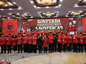 Megawati Pimpin Konferda PDIP Jateng, Dolfie OFP Terpilih Jadi Ketua