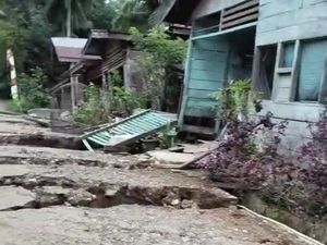 Satu Desa di Tapsel Direlokasi Akibat Pergeseran Tanah