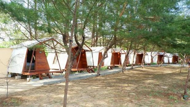 Penginapan di Mahligai Beach Resort Balikpapan.