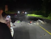 Vario Vs Astrea di Jalan Denpasar-Gilimanuk, Dua Pria Terluka-Patah Tulang