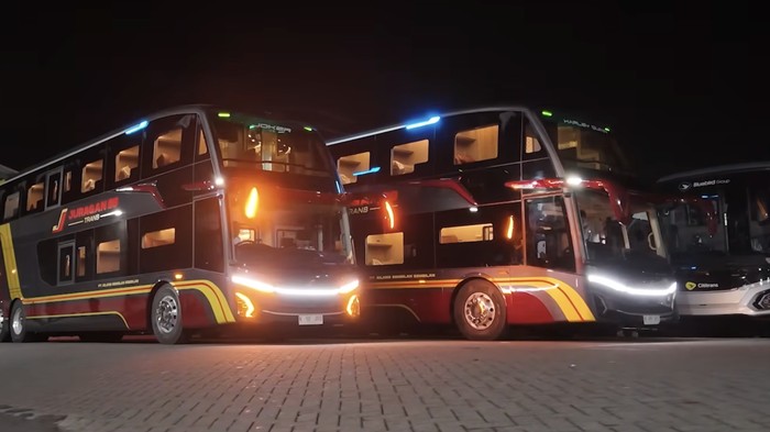 PO Juragan 99 Trans Rilis Bus Tingkat Super Mewah, Cuma Ada 19 Kursi