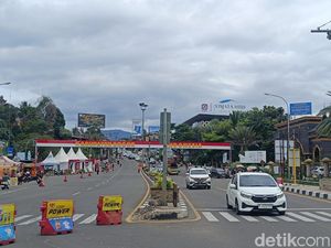 Jalur Puncak Bogor Berlaku One Way Arah Jakarta Sore Ini