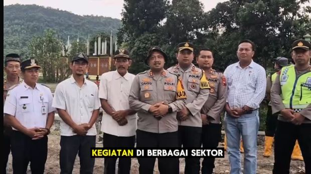 Polres Klaten Bangun Jembatan