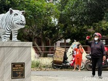 Bukan Cuma Macan Putih Kediri, Ini Sederet Patung yang Pernah Viral