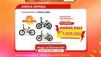 Sepeda Diobral Jadi Cuma Segini di Transmart Full Day Sale