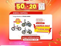 Sepeda Diobral Jadi Cuma Segini di Transmart Full Day Sale