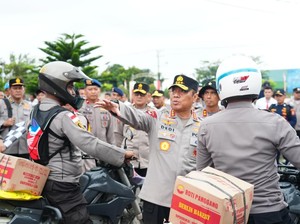 Wakapolri Tinjau Aceh Utara, Kerahkan Alat Berat hingga Salurkan Sembako