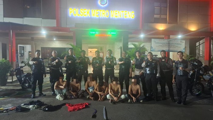 6 Orang Mau Tawuran di Menteng Jakpus Diciduk Polisi, Celurit Disita