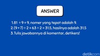 Ini dia jawabannya, yang terakhir tulis di komentar ya, detikers! Foto: Daffa/detikHealth