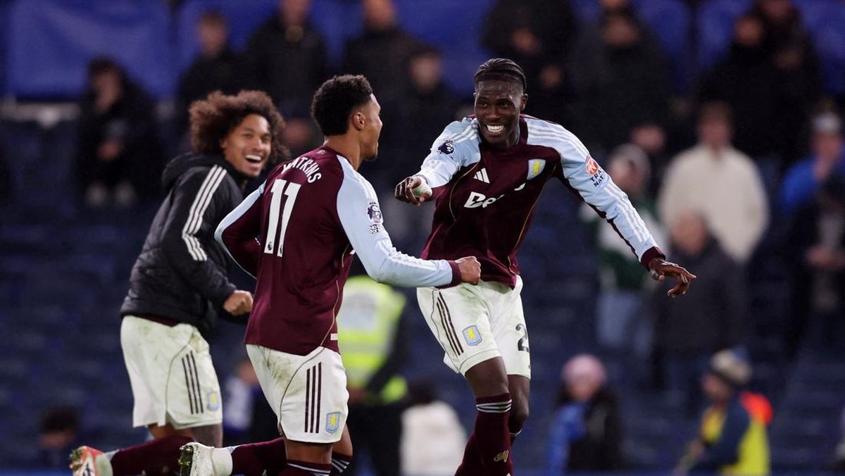 Aston Villa rajanya comeback di Premier League musim ini. (REUTERS/David Klein)