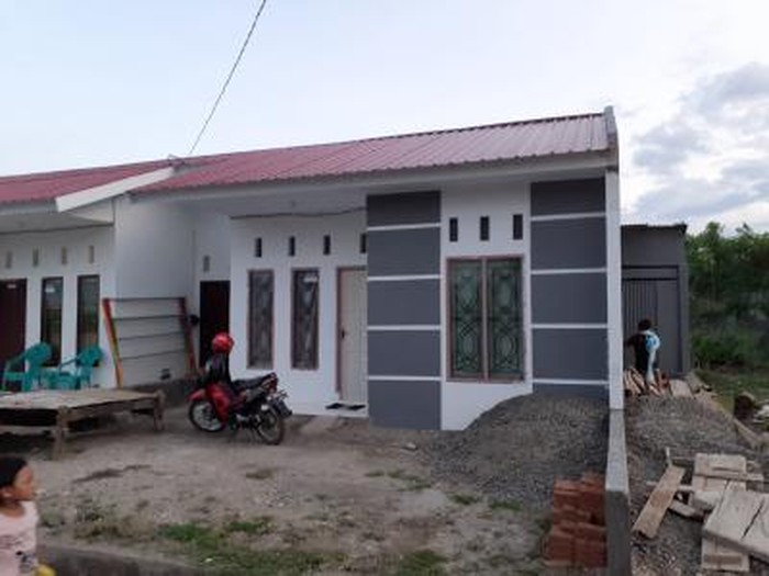 Deretan rumah subsidi di Kabupaten Jeneponto, Sulawesi Selatan