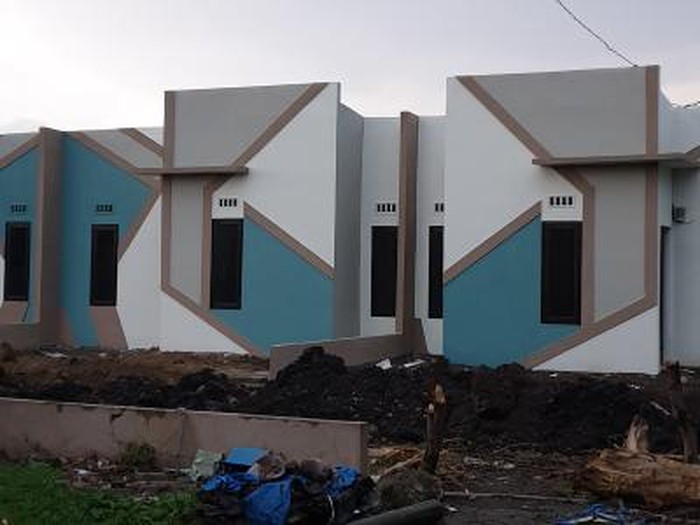 Deretan rumah subsidi di Kabupaten Jeneponto, Sulawesi Selatan