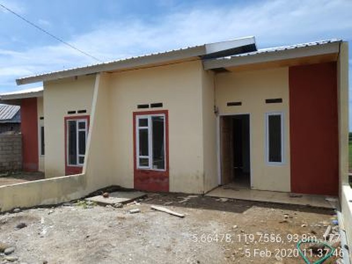 Deretan rumah subsidi di Kabupaten Jeneponto, Sulawesi Selatan