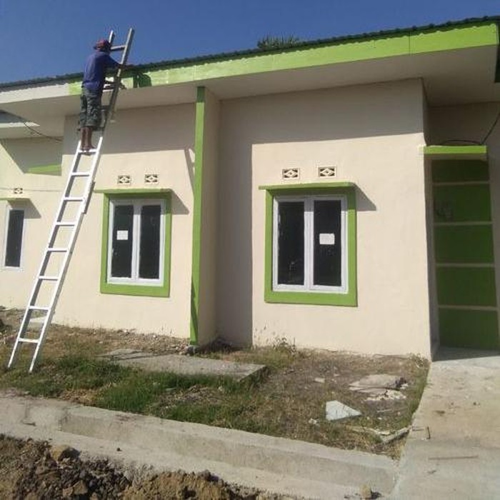 Deretan rumah subsidi di Kabupaten Jeneponto, Sulawesi Selatan