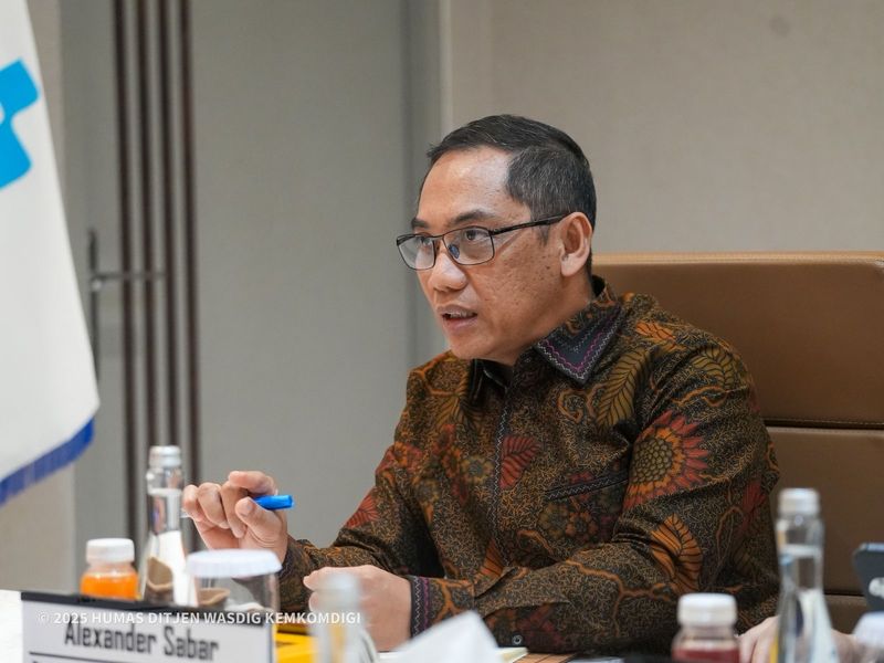 Direktur Jenderal Pengawasan Ruang Digital Komdigi Alexander Sabar.