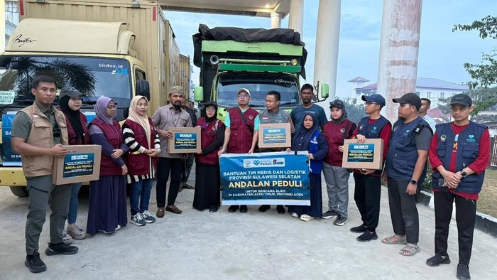 Pemprov Sulsel Kirim Bantuan Rp 1 Miliar-Tim Medis Tangani Bencana Aceh Timur
