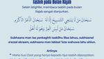 Dzikir Bulan Rajab: Arab, Arti dan Latin