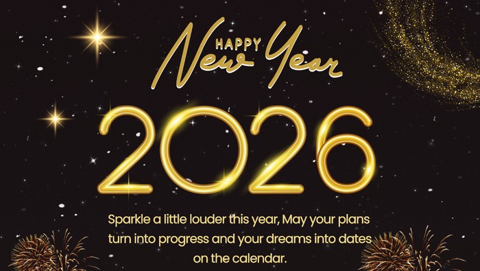 20 Prompt Gemini AI Kartu Ucapan Selamat Tahun Baru 2026, Estetik dan Keren!