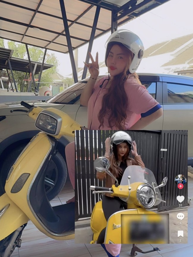 Momen Aura Kasih Balas Komentar Lisa Mariana soal Vespa Kuning