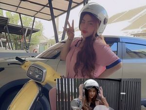 Harga Vespa Kuning Lisa Mariana dan Aura Kasih, Mana yang Lebih Mahal?