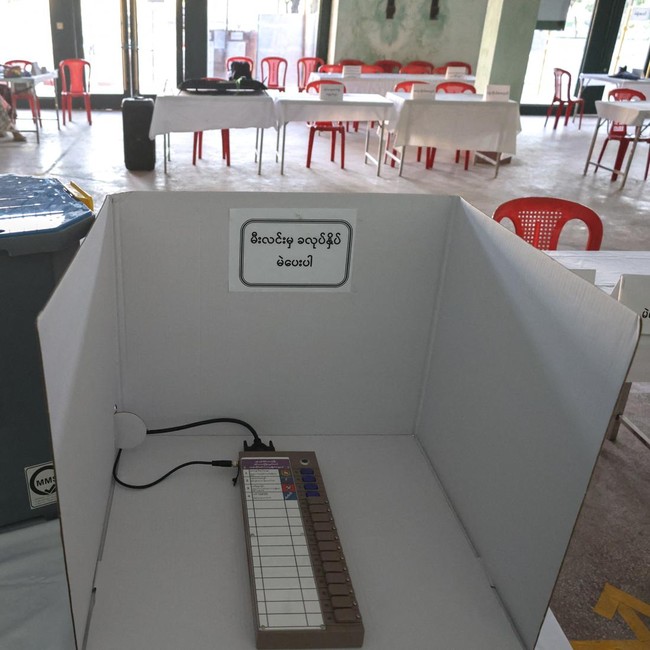 Pemilu Myanmar Dimulai, TPS Siap Sambut Pemilih