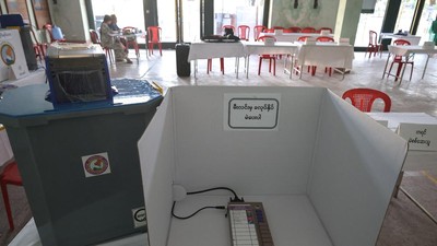 Pemilu Myanmar Dimulai, TPS Siap Sambut Pemilih
