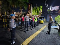 Atensi Balap Liar-Potensi Kejahatan, Polres Gianyar Gelar Patroli Dini Hari