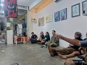 Melepas Dahaga di Pameran Seni Rupa Galgah
