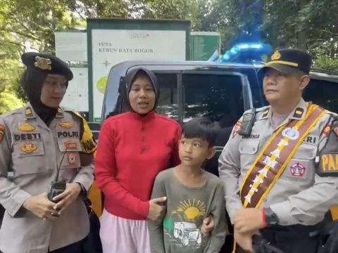 Respons Cepat Polresta Bogor, Anak Hilang Akhirnya Bertemu Ibunya
