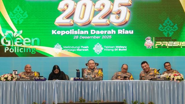 Rilis akhir tahun 2025 Polda Riau Rilis akhir tahun 2025 Polda Riau, Minggu (28/12/2025).