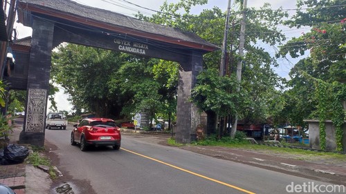 Suasana objek wisata Candidasa, Desa Bugbug, Kecamatan Manggis, Karangasem pada Minggu (28/12/2025). (Ahmad Firizqi Irwan/detikBali)