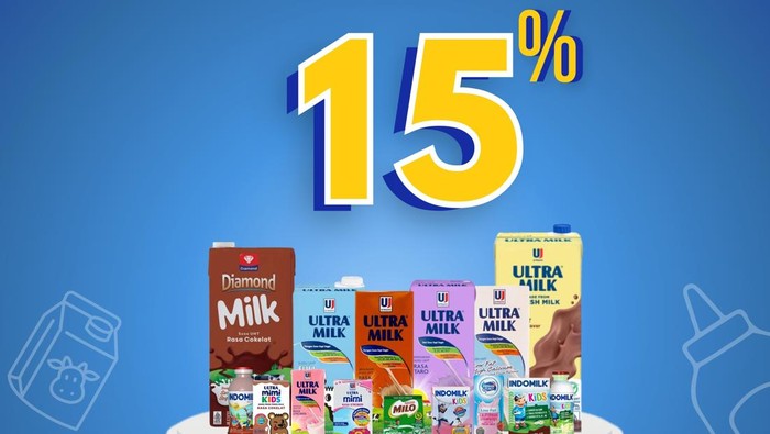 Serbu! Aneka Susu Banting Harga di Transmart Full Day Sale