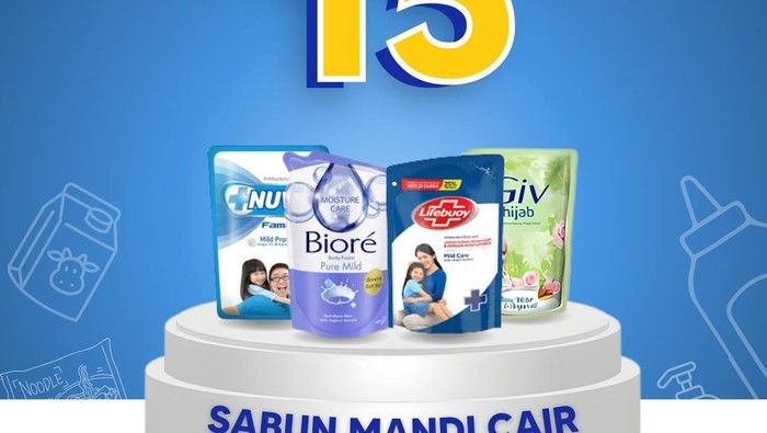 Cuma di Transmart Full Day Sale, Beli Sabun Mandi Cair Diskon Gede-gedean