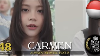 Fuji dan Carmen Masuk Daftar 100 Wajah Tercantik 2025 di Dunia