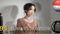 Fujianti Utami Putri dari Indonesia menempati posisi 94. Wajah tercantik di dunia versi TC Candler ditentukan melalui data dari media sosial, artikel di media massa, hingga pencarian di Google. Penilaian juga berdasarkan impresi seperti like/share/pesan di media sosial. Foto: dok. Channel YouTube TC Candler