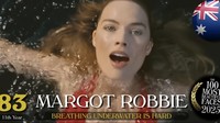 Setelah Fuji ada nama besar lainnya, seperti Sabrina Carpenter di posisi 91, Beta Castane di posisi 89, Alba Baptista di posisi 84, dan Margot Robbie menempati posisi 83 dan aktris asal Australia ini sudah 11 tahun selalu masuk jadi kandidat wajah tercantik versi TC Candler. Foto: dok. Channel YouTube TC Candler