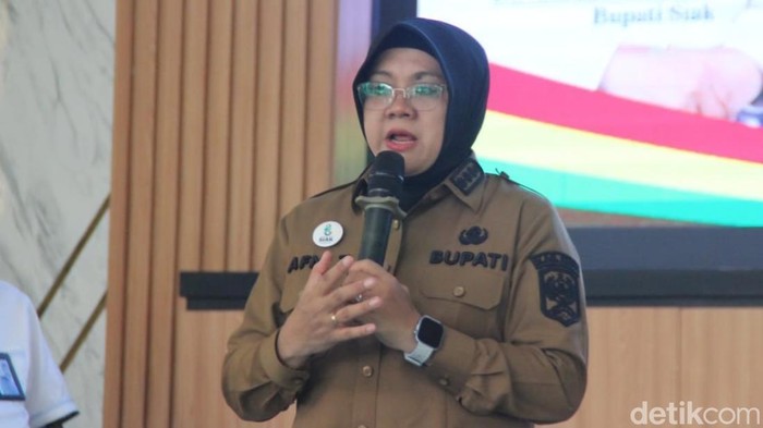 1,3 Km Jalan Tualang-Sungai Mandau Siak Akan Dibangun, Ini Kata Bupati Afni