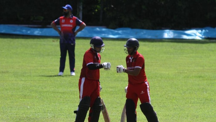 Cricket Putra Indonesia Perkasa Lawan Kamboja