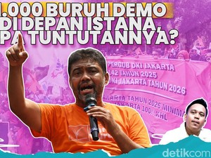 Protes Soal UMP DKI, 1.000 Buruh Berdemo Ramaikan Istana