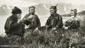 Suku Sami Pribumi Skandinavia di Norwegia, 1928 Foto: Boredpanda