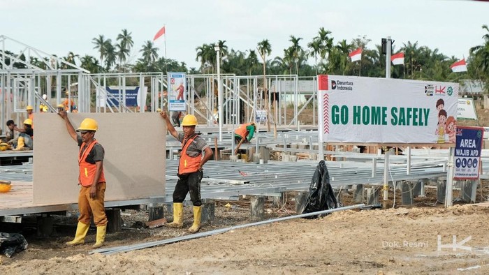 Huntara di Aceh Tamiang Dikebut, Pembangunan Nonstop 24 Jam