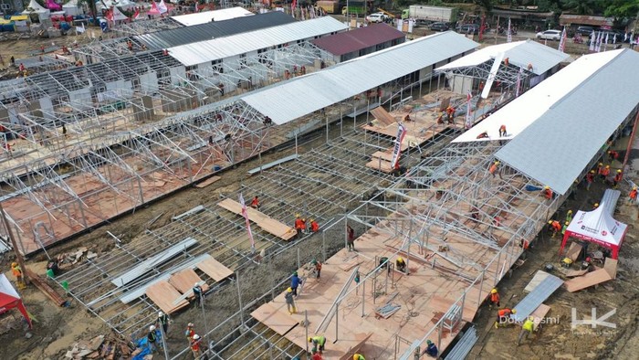 Huntara di Aceh Tamiang Dikebut, Pembangunan Nonstop 24 Jam