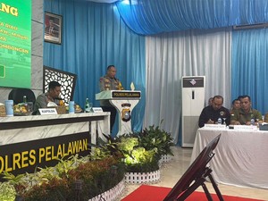 Kapolda Riau dan Danrem Wira Bima Pimpin Rakor Bahas Tesso Nilo