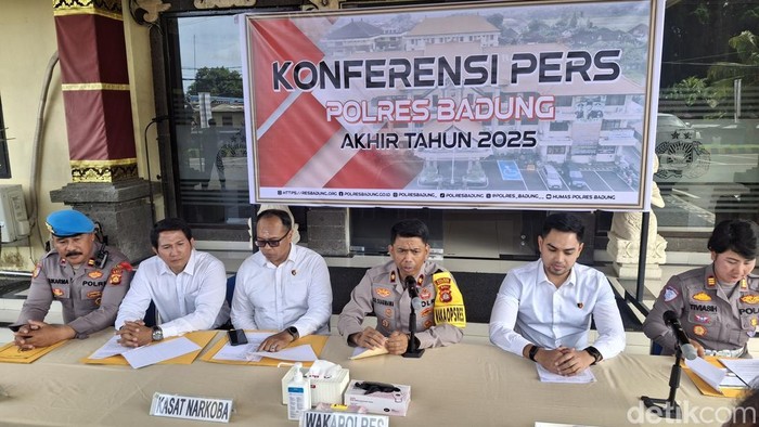 Kasus Narkoba di Badung Naik 2025, WNA Turut Terlibat