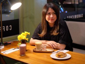 Momen Kulineran Wina Natalia Sebelum Diet, Jajan Kopi dan Pastry!