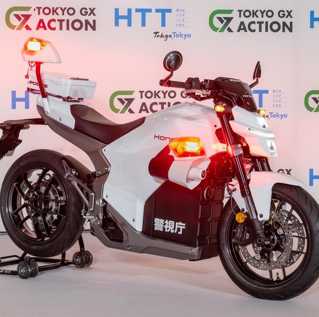 Wujud Motor Sport Listrik Honda yang Tunggangan Polisi