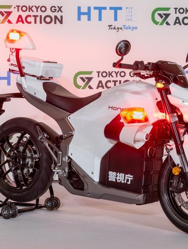 Wujud Motor Sport Listrik Honda yang Tunggangan Polisi