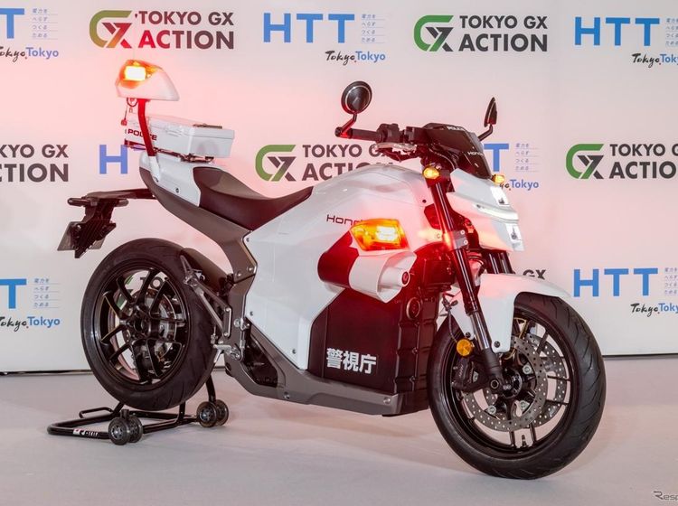 Wujud Motor Sport Listrik Honda yang Tunggangan Polisi